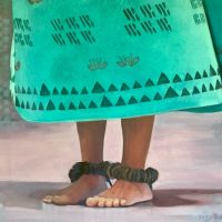 Dancer Feet in Turquoise