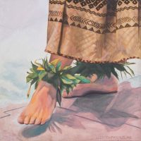 Dancers Feet in Tapa | Aloha Art