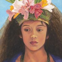 Tahitian Dancer in Blue | Aloha Art