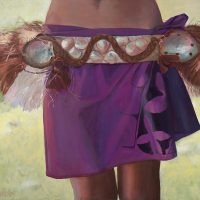 Tahitian-Torso in Purple