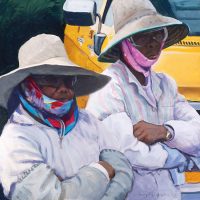 Two Pineapple Women | Aloha Art