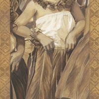 Young Dancer in Sepia | Hawaiian Art